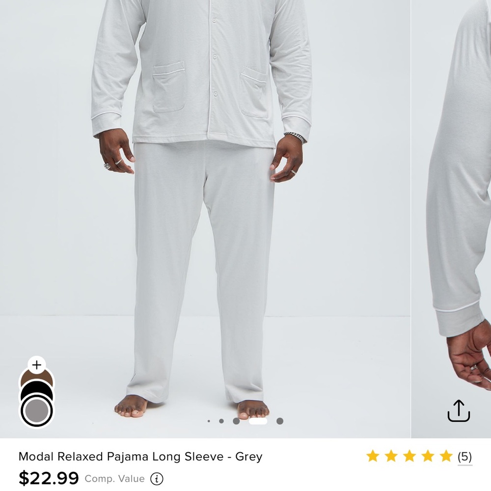 Fashion Nova Pajama Set - Gray